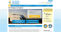 Desktop Screenshot of gutguenstigversichert.de